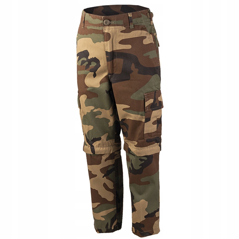 

Spodnie dziecięce moro Mil-Tec Bdu Zip-Off XXL