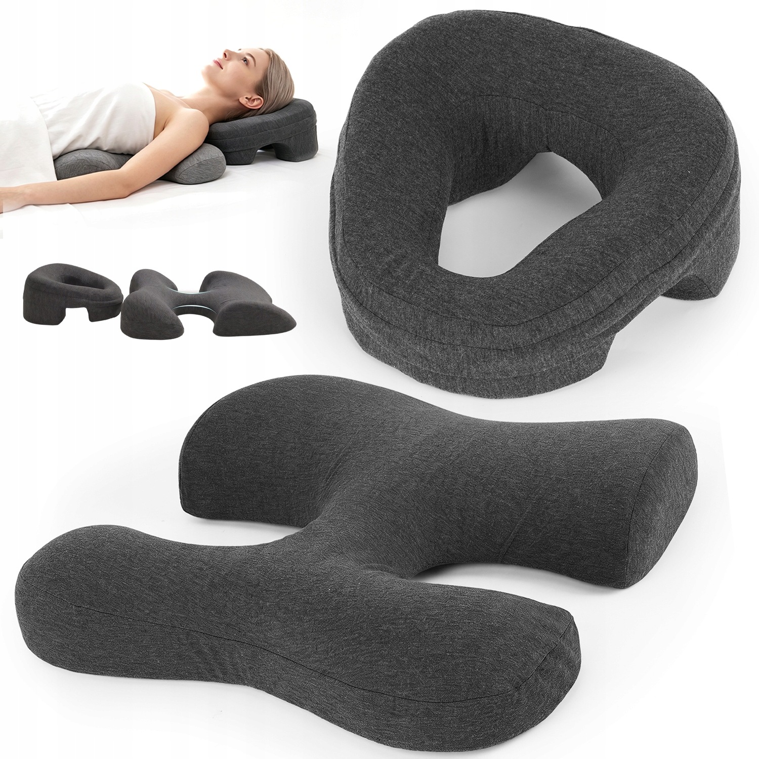 Ergonomická Polštář Pod Obličej Pro Spaní Na Břiše Pro Masáž, Prodyšná