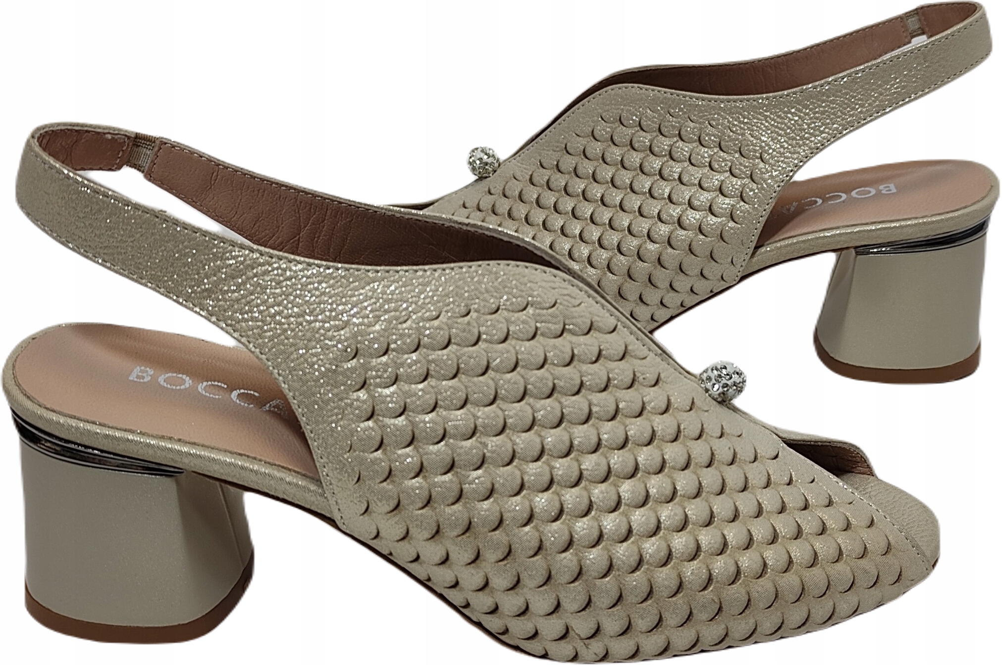 elegantní sandálky Boccato 532-332-M5-D zlaté r37