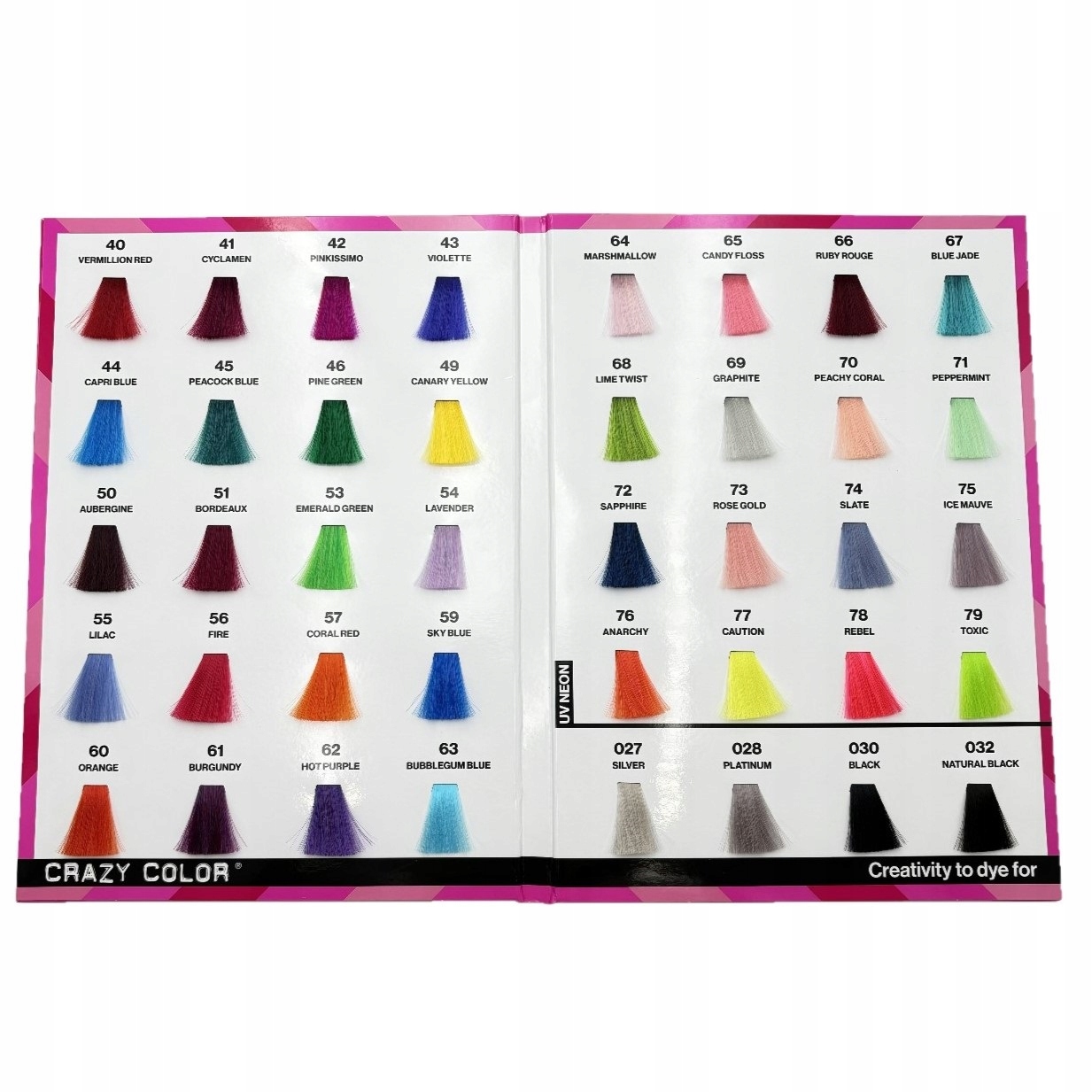 Crazy Color Karta kolorów Duża A4