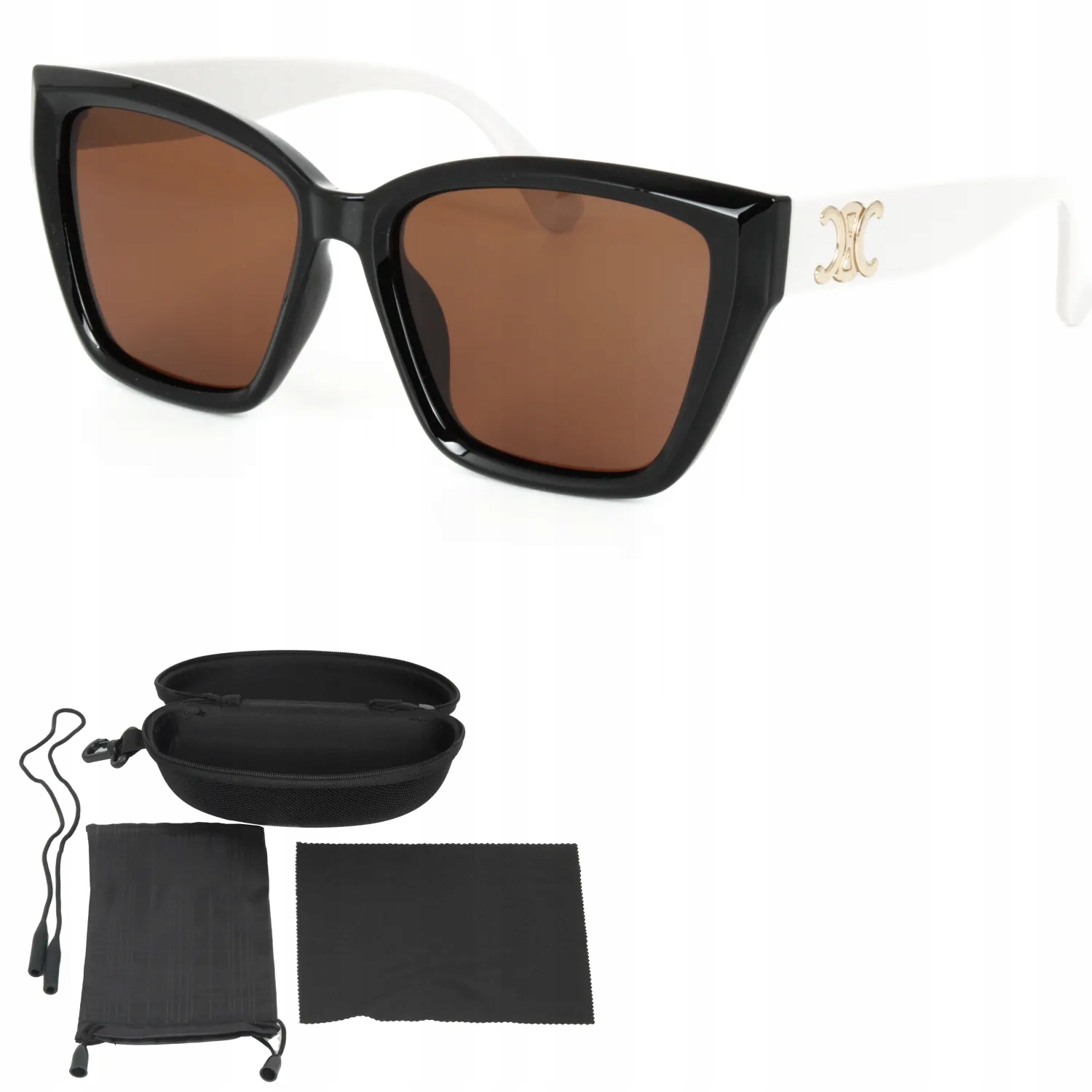 Polar Fashion PR9185C11 Černé polarizační sluneční brýle