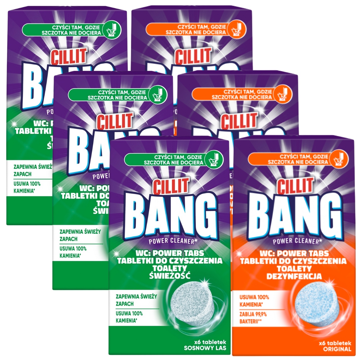 Levně Cillit Bang Tablety Na Čištění Wc Hygienická čistota Set