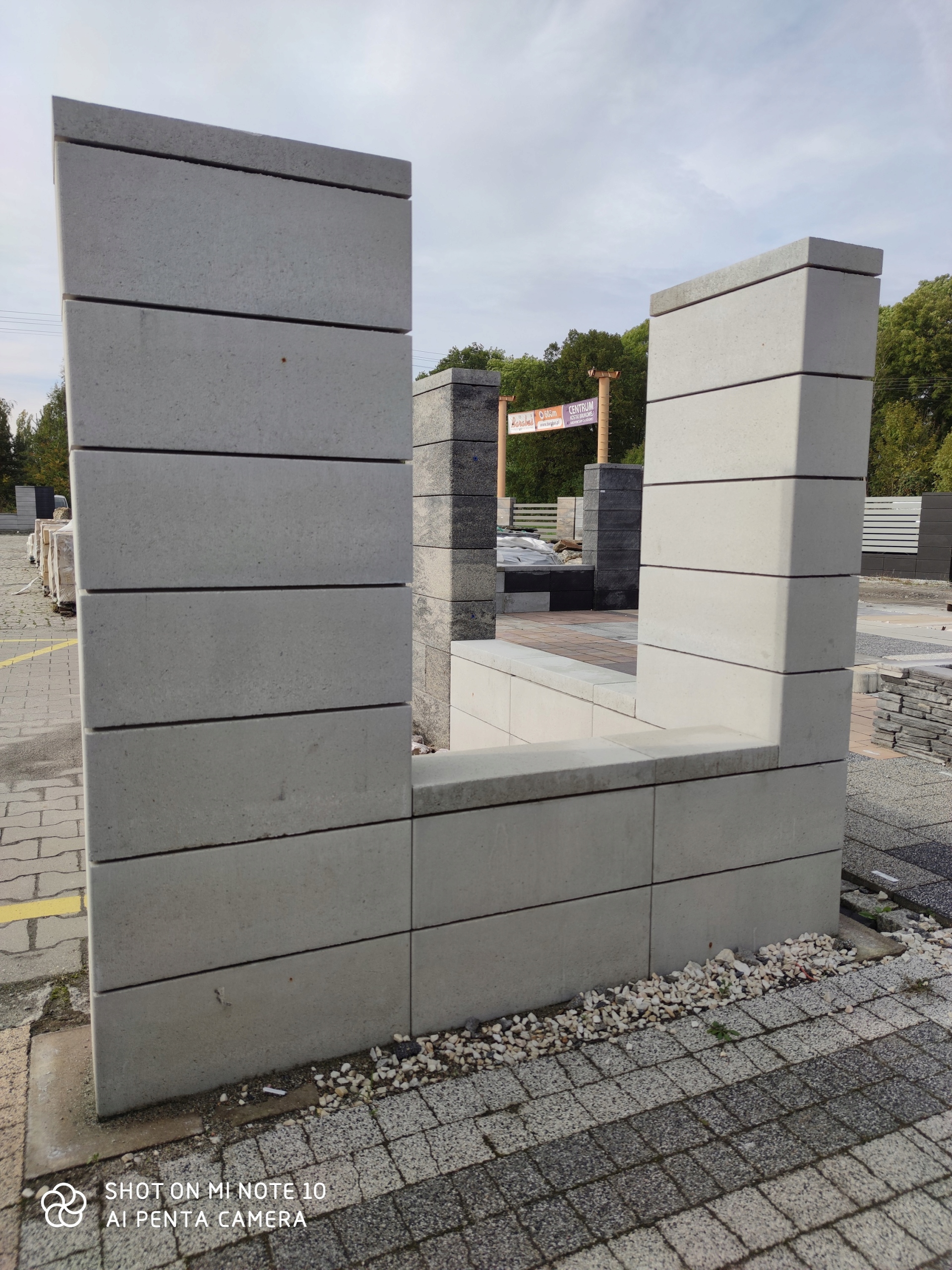 Nowoczesne ogrodzenie Joniec Roma Horizon Kod producenta Roma Horizon 20 biały