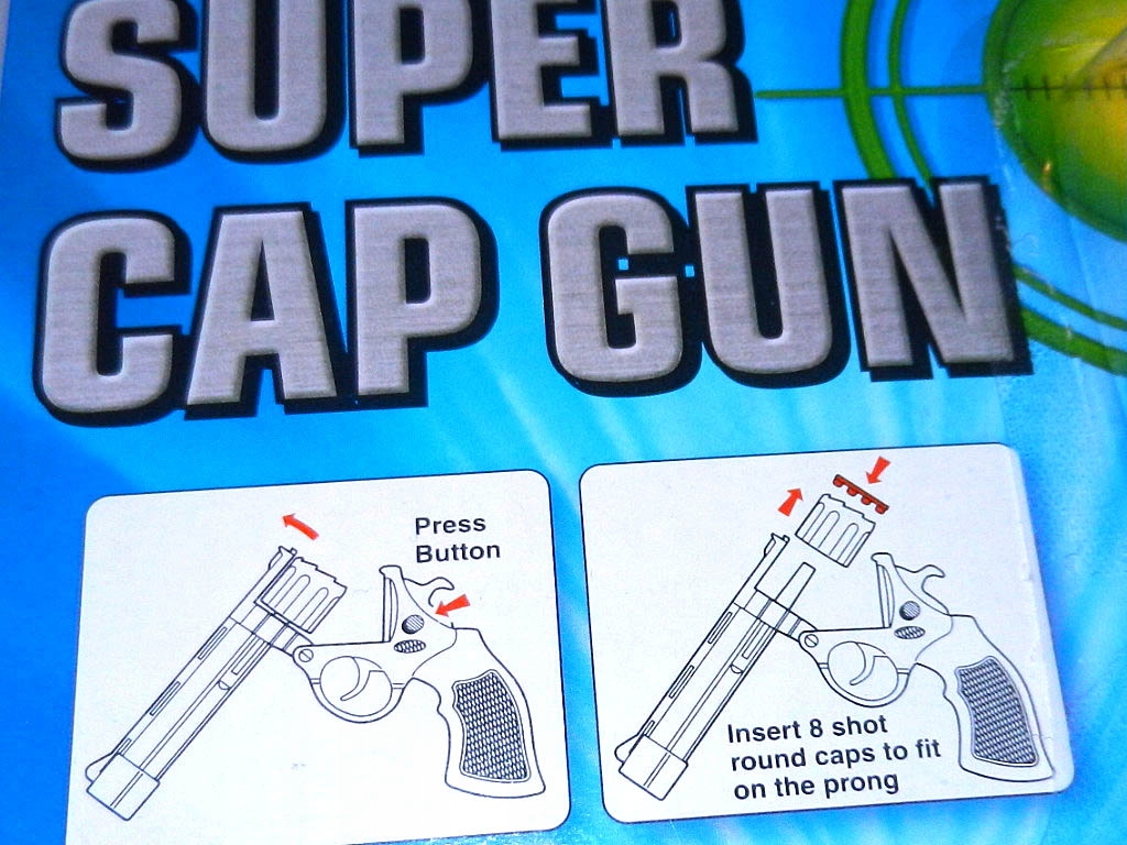 pistolet METALOWY REWOLWER na kapiszony obr. BĘBEN metal Seria clasic