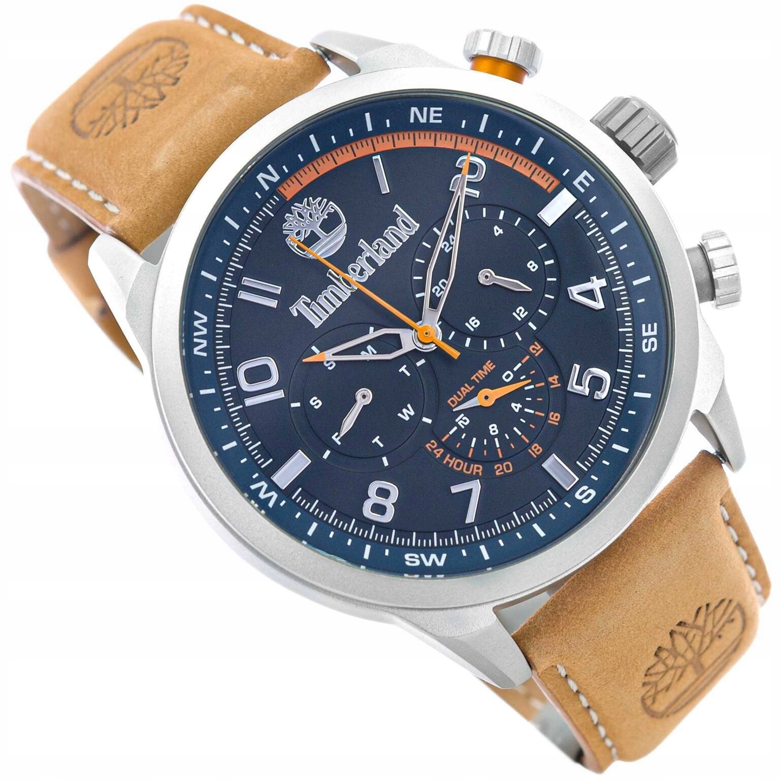 Pánské Hodinky Timberland TDWJF2000702 Forestdale Na Řemínku Dual Time