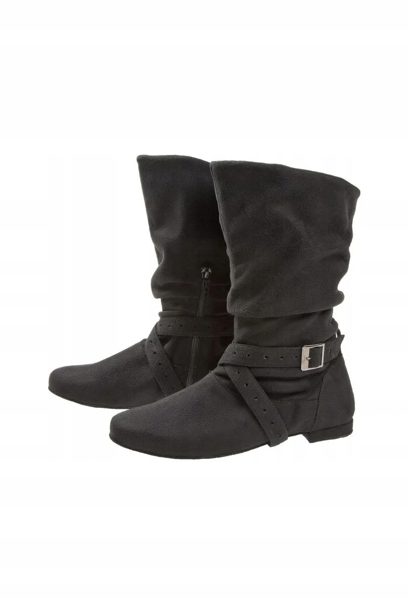 Diamant Botki Taneczne Na Zamek Skórzane Podeszwa 40 6GA