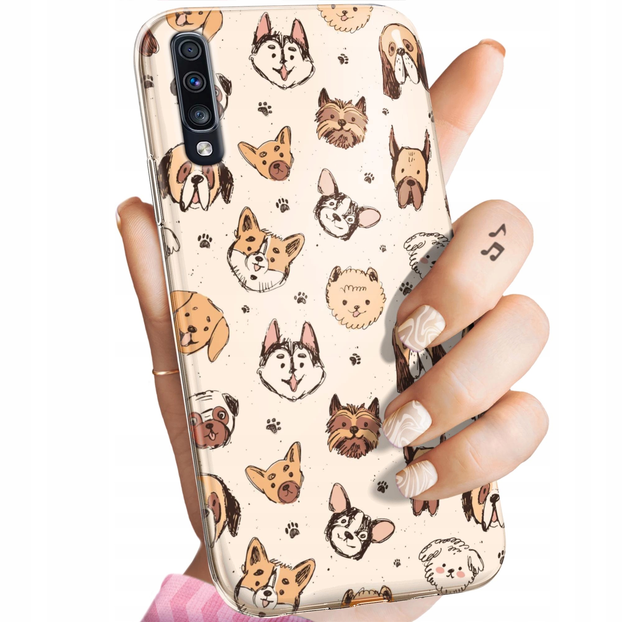 Etui Do Samsung Galaxy A70 A70S Psy Pieski Psiaki Obudowa Pokrowiec