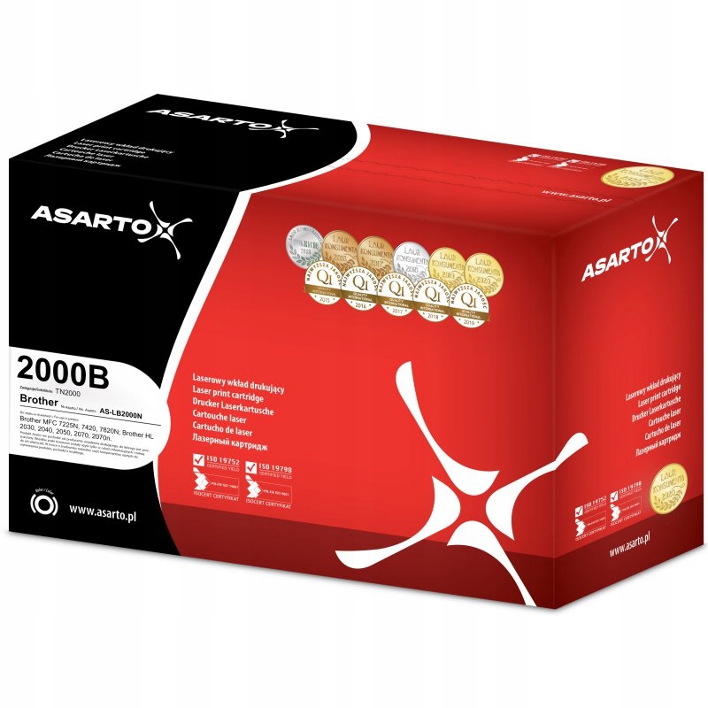 Toner Asarto do Brother 2000B TN2000 2500 str. black
