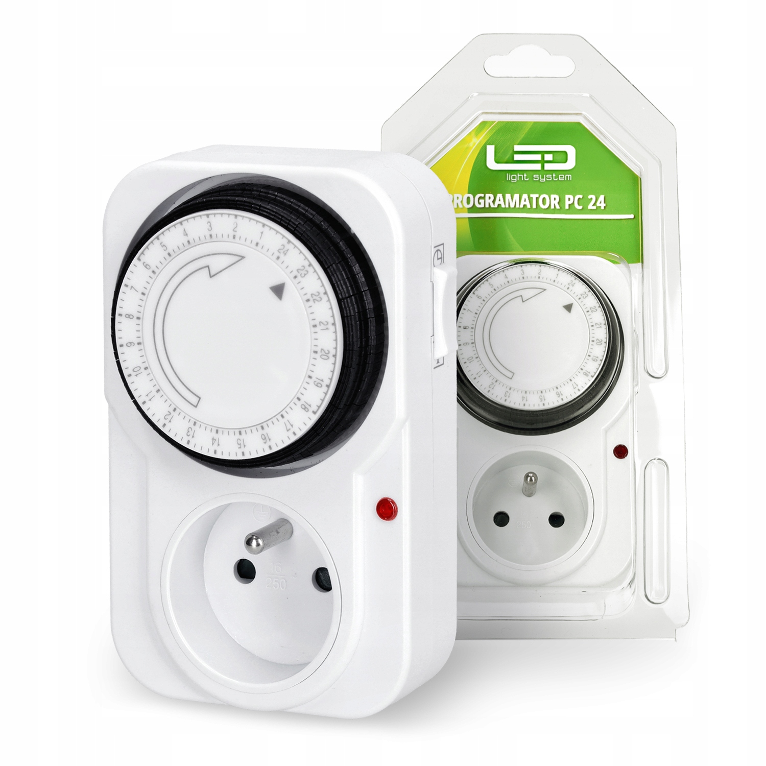 10x Mechanický denní časovač 24 hodinový pro zásuvku