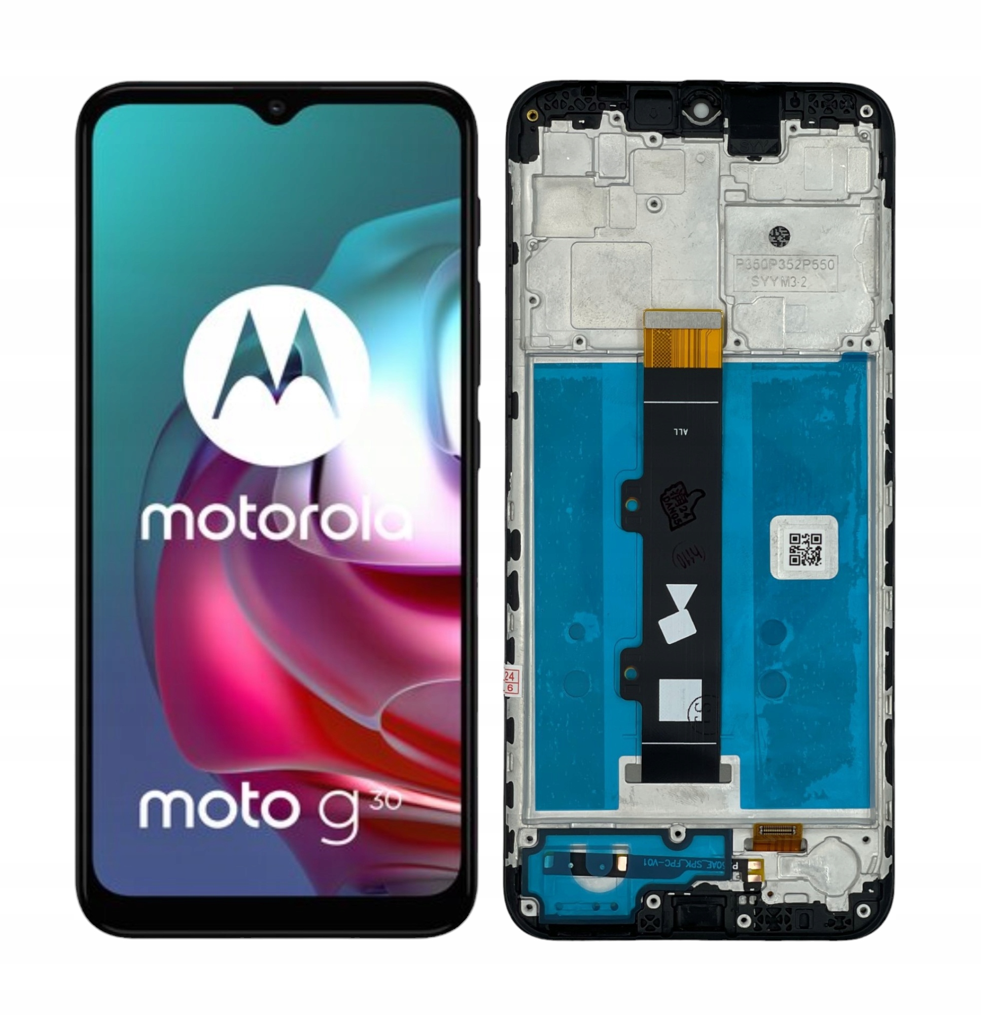 WYŚWIETLACZ LCD RAMKA EKRAN DOTYK DO MOTOROLA MOTO G30