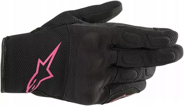 Dámske rukavice Alpinestars Stella S-Max Drystar čierno-ružové, veľkosť M