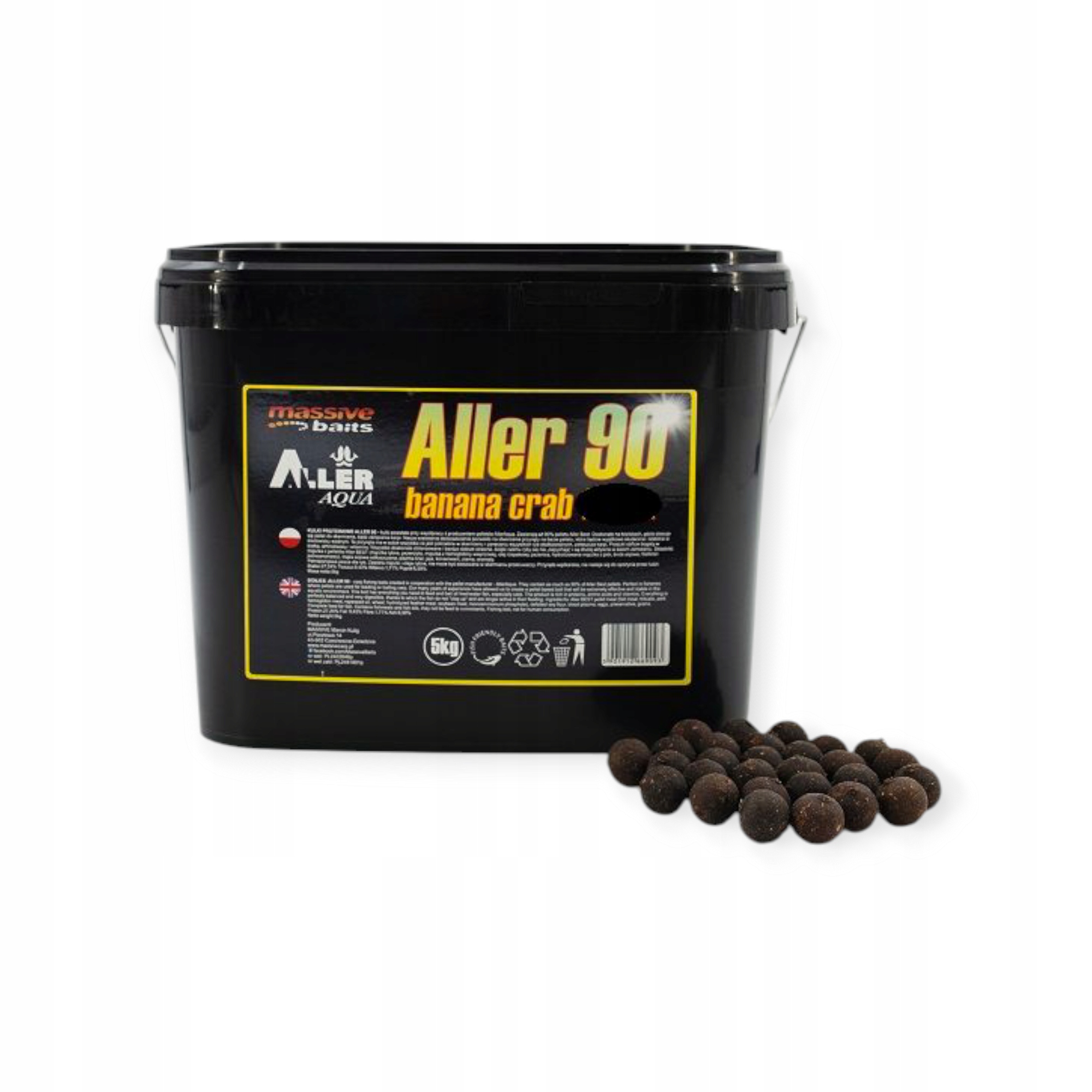 Massive Baits Kulki Proteinowe Aller 90 Banan/ Crab 24mm