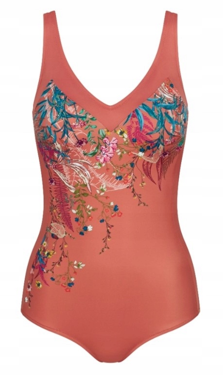 Triumph Botanical Leaf Op 02 jednodílné plavky 40C 80C