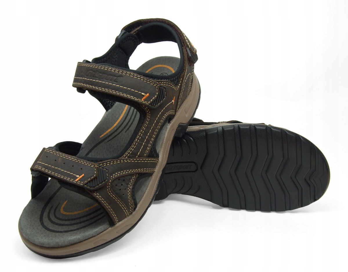 Grisport Pánské sandály Přírodní kůže, 46 Na procházku, do zahrady na pláž