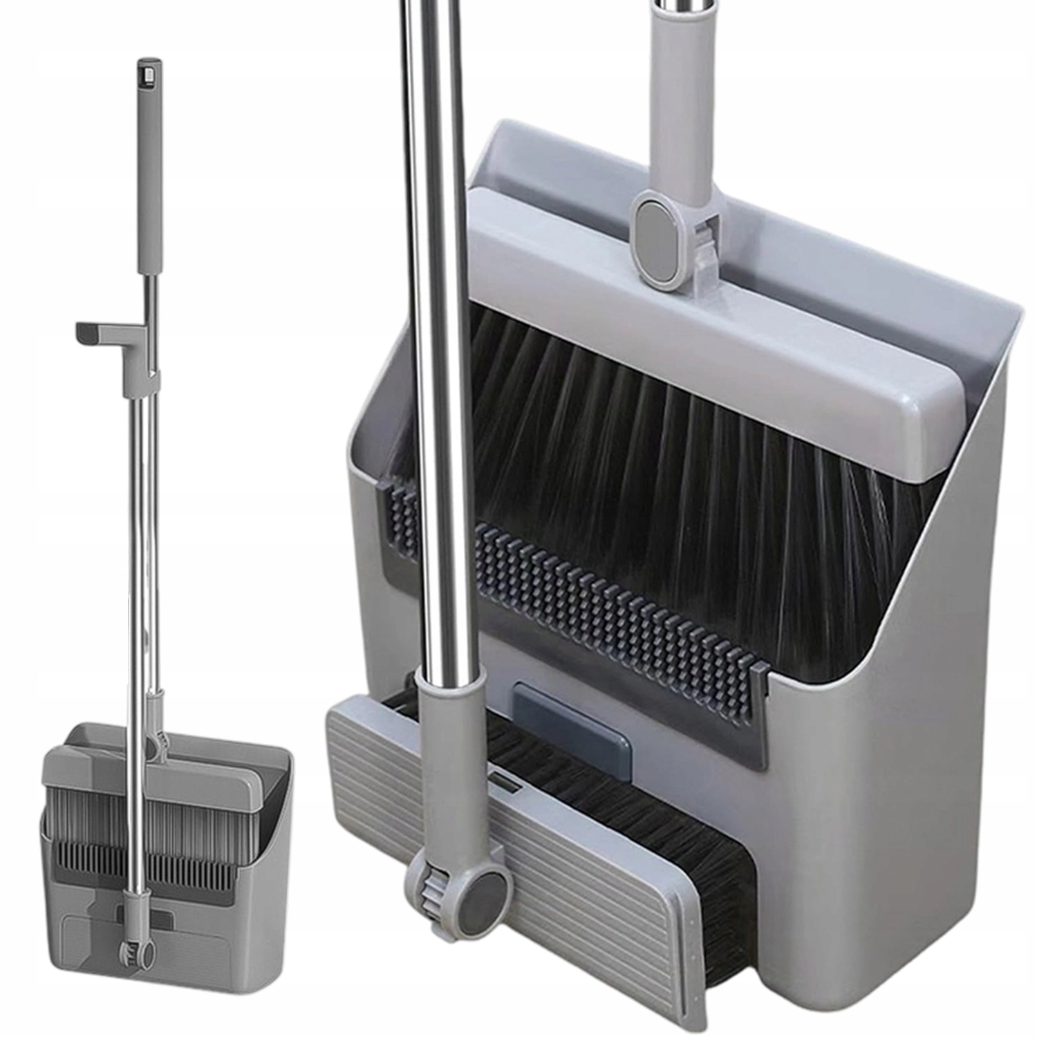 Levně Úklidová Sada Smetáček Smeták Lopatka Leniuch Pro Skládací