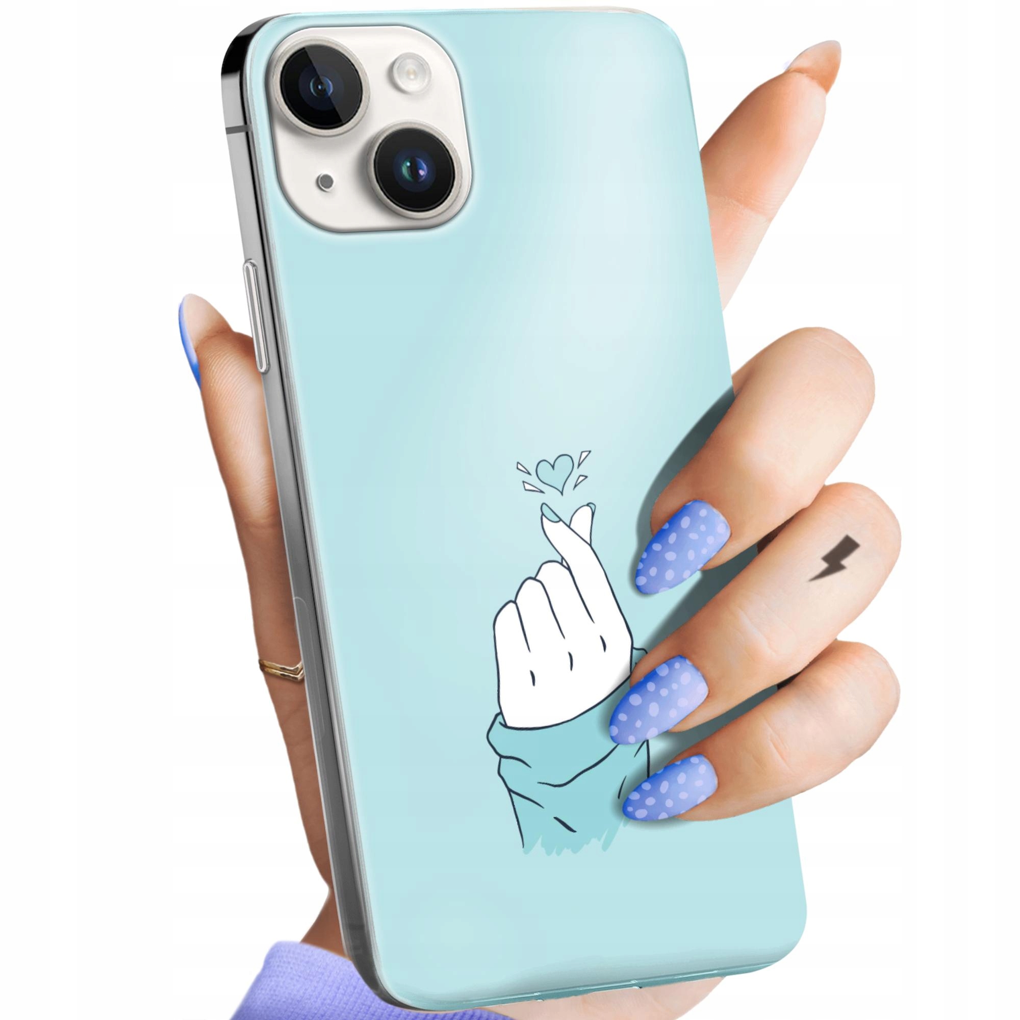 Etui Do Iphone 14 Plus Niebieskie Blue Blau Obudowa Pokrowiec Case