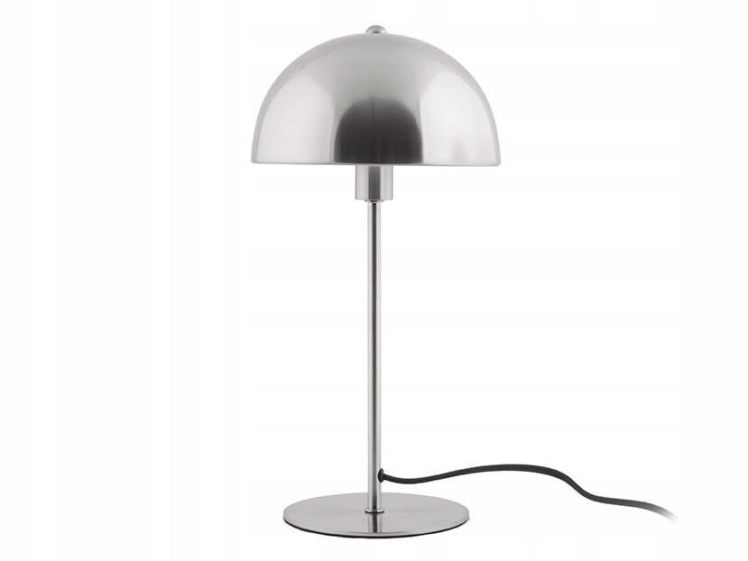 Stolová Lampka Kovová Strieborná Retro Do Obývacej Izby Spálne Ø 20 cm