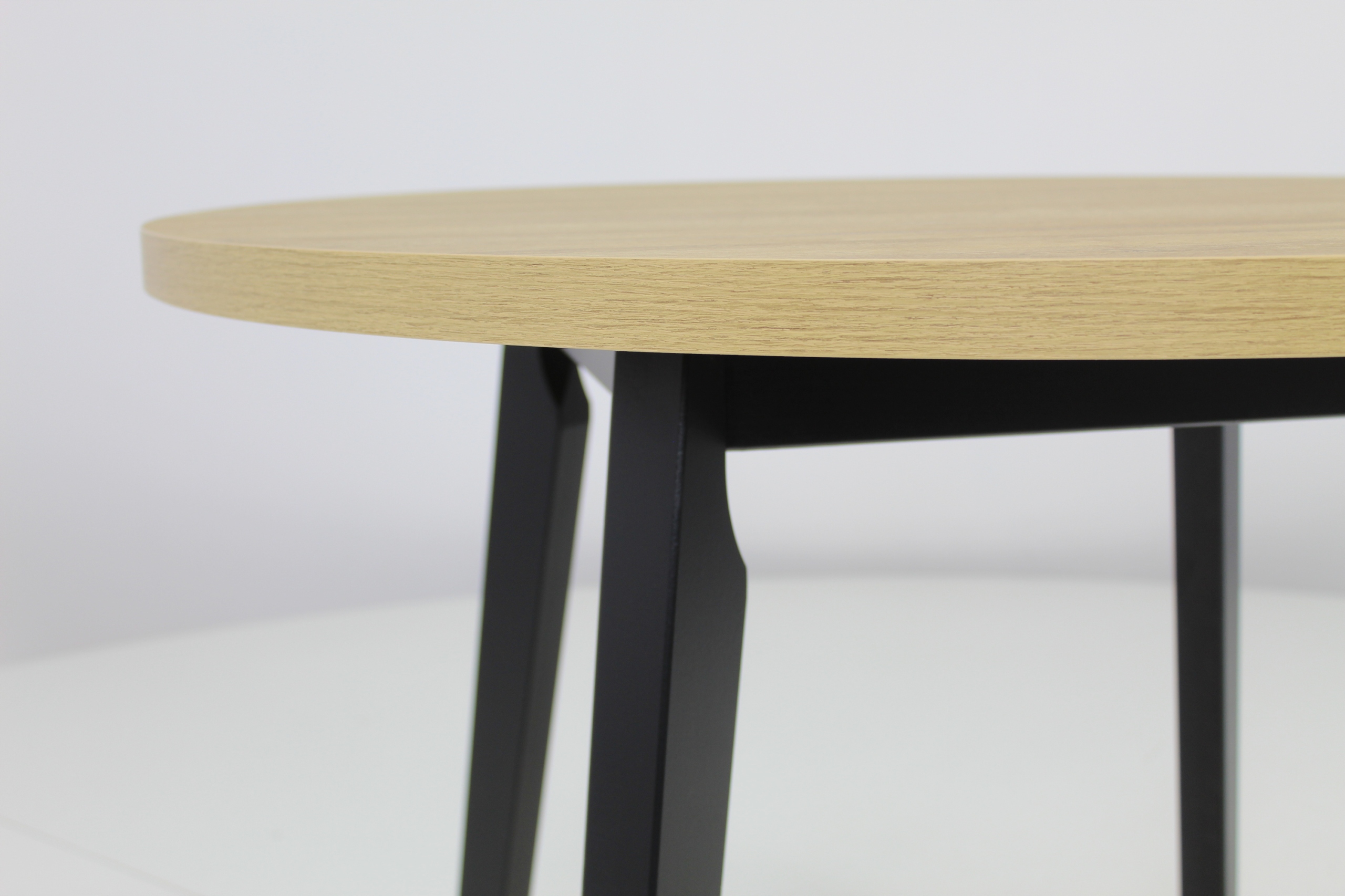 Okrągły stół 100 cm i 4 krzesła Skandynawskie Wysokość stołu 75 cm