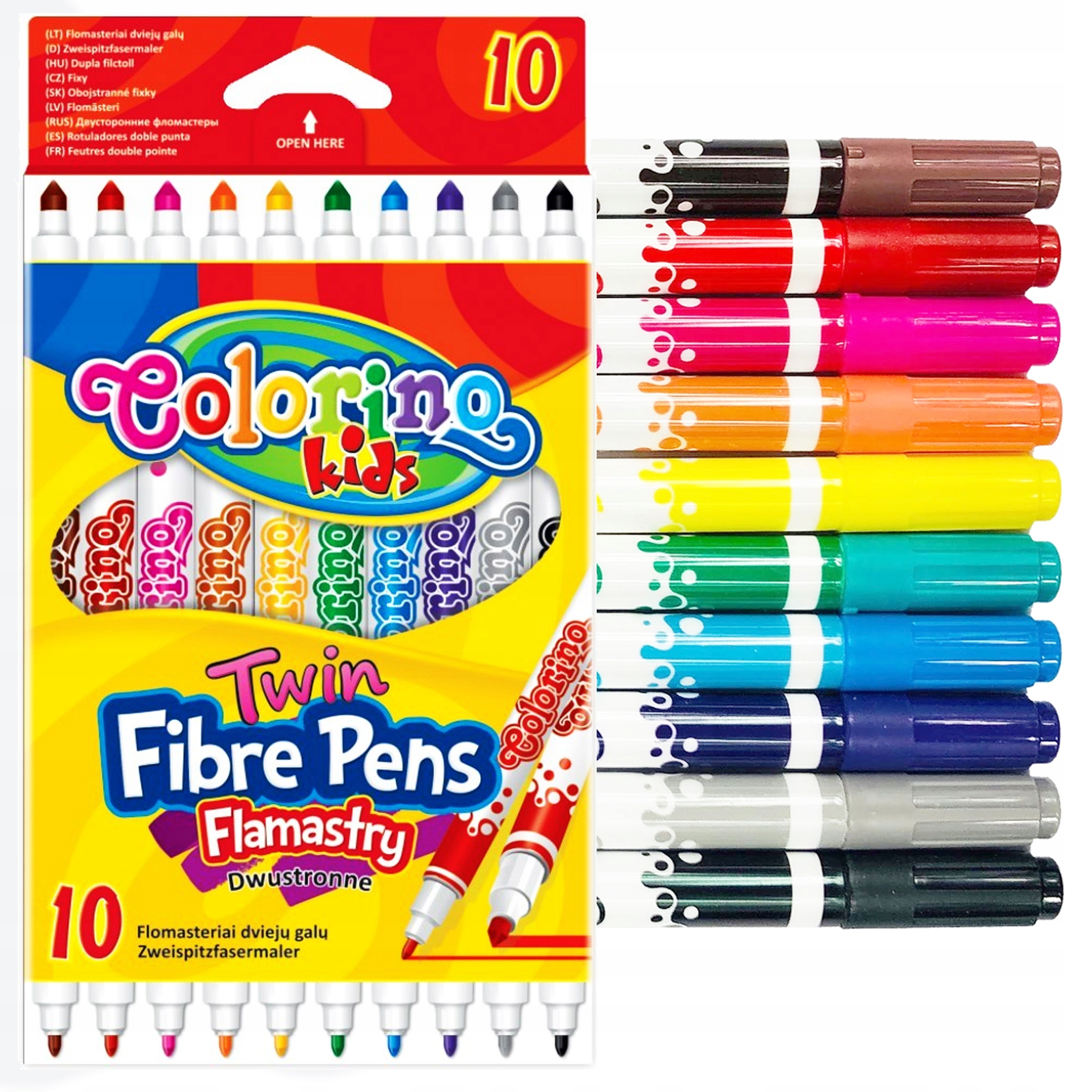 

Flamastry Dwustronne Zestaw Colorino