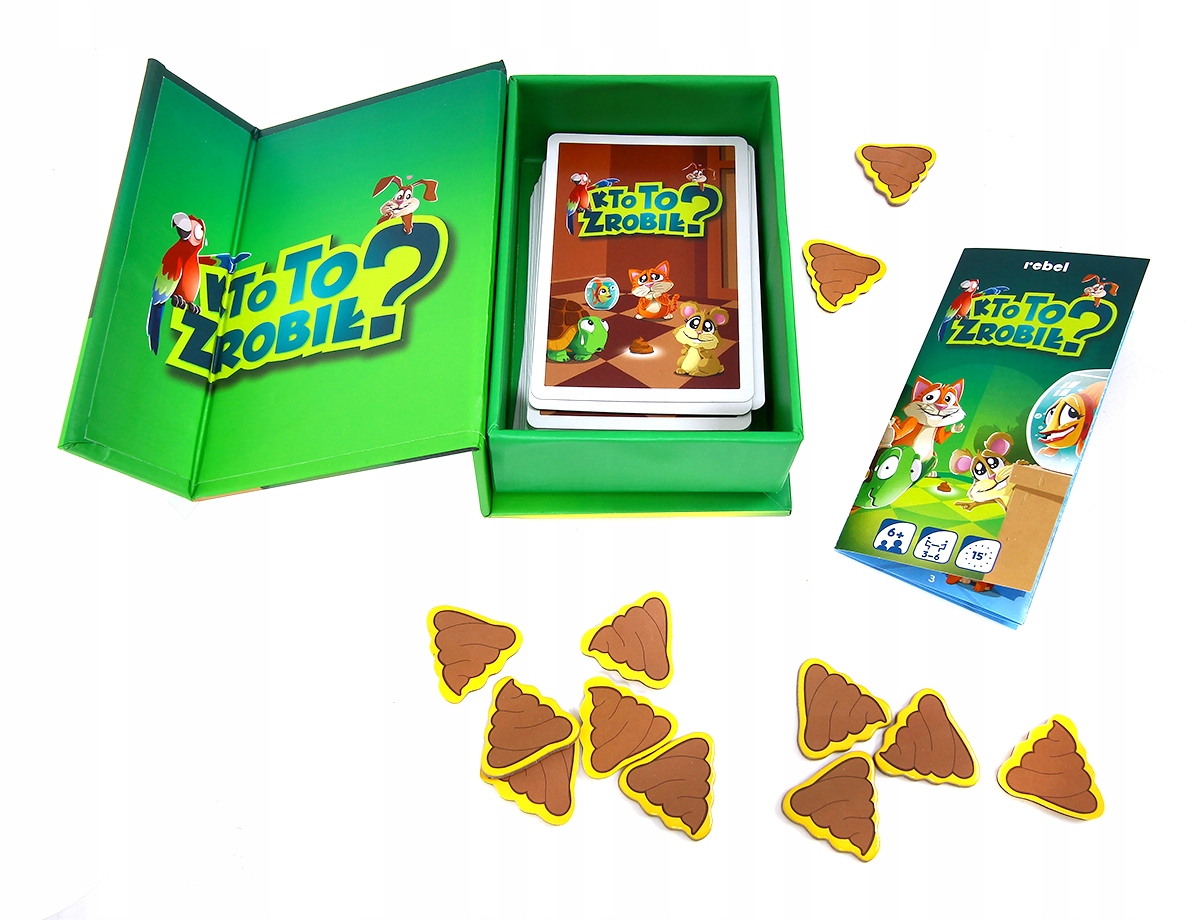 KTO TO ZROBIŁ? Rebel – GRA EDUKACYJNA, ROZWOJOWA na REFLEKS i PAMIĘĆ Maksymalna liczba graczy 6