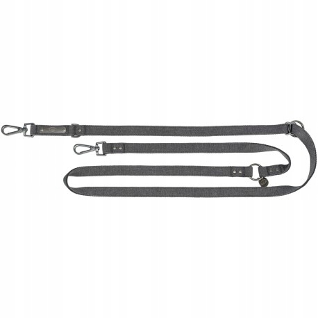Levně CityStyle, vodítko V, pro psa, bavlna, černá, M–L: 2.00 m/20 mm