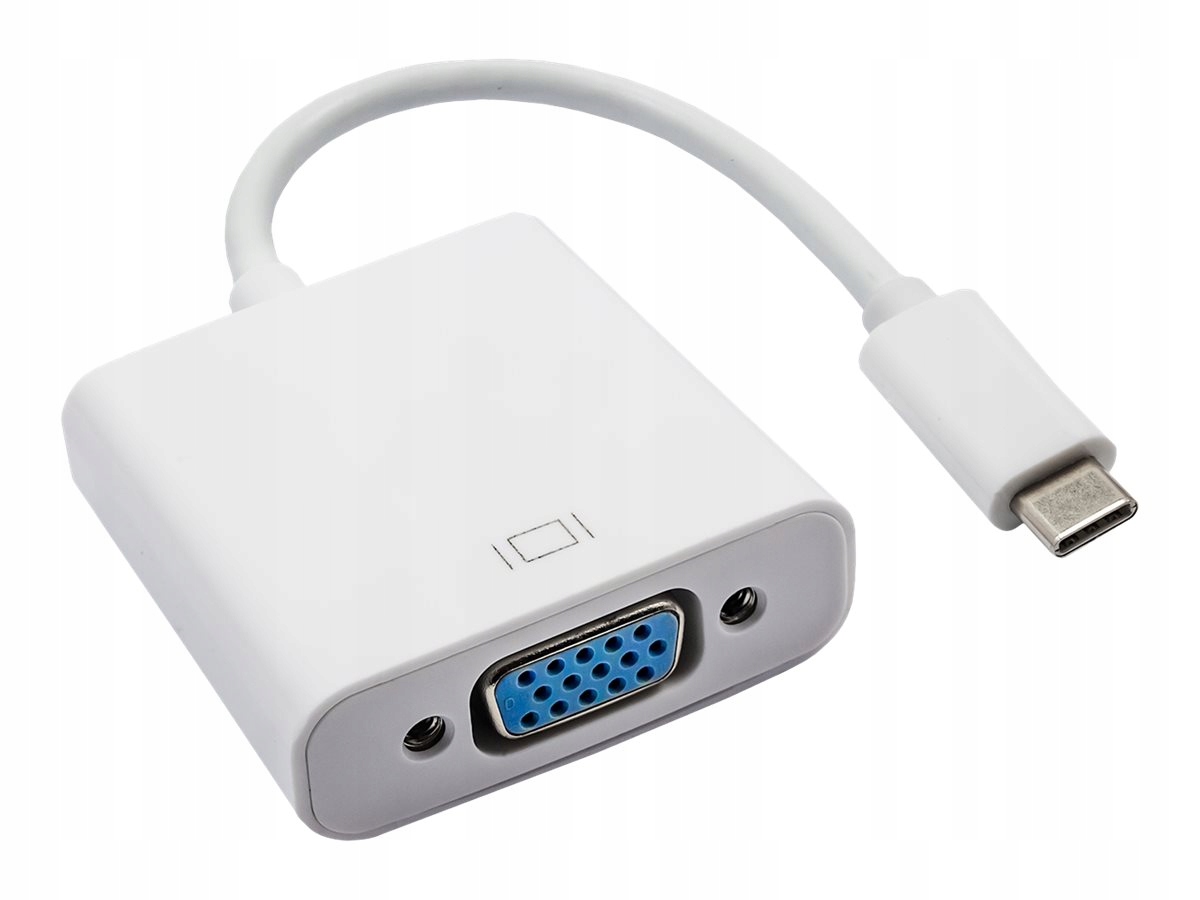 Akyga Kabel Adapter Vga-usb C z laptopa na monitor