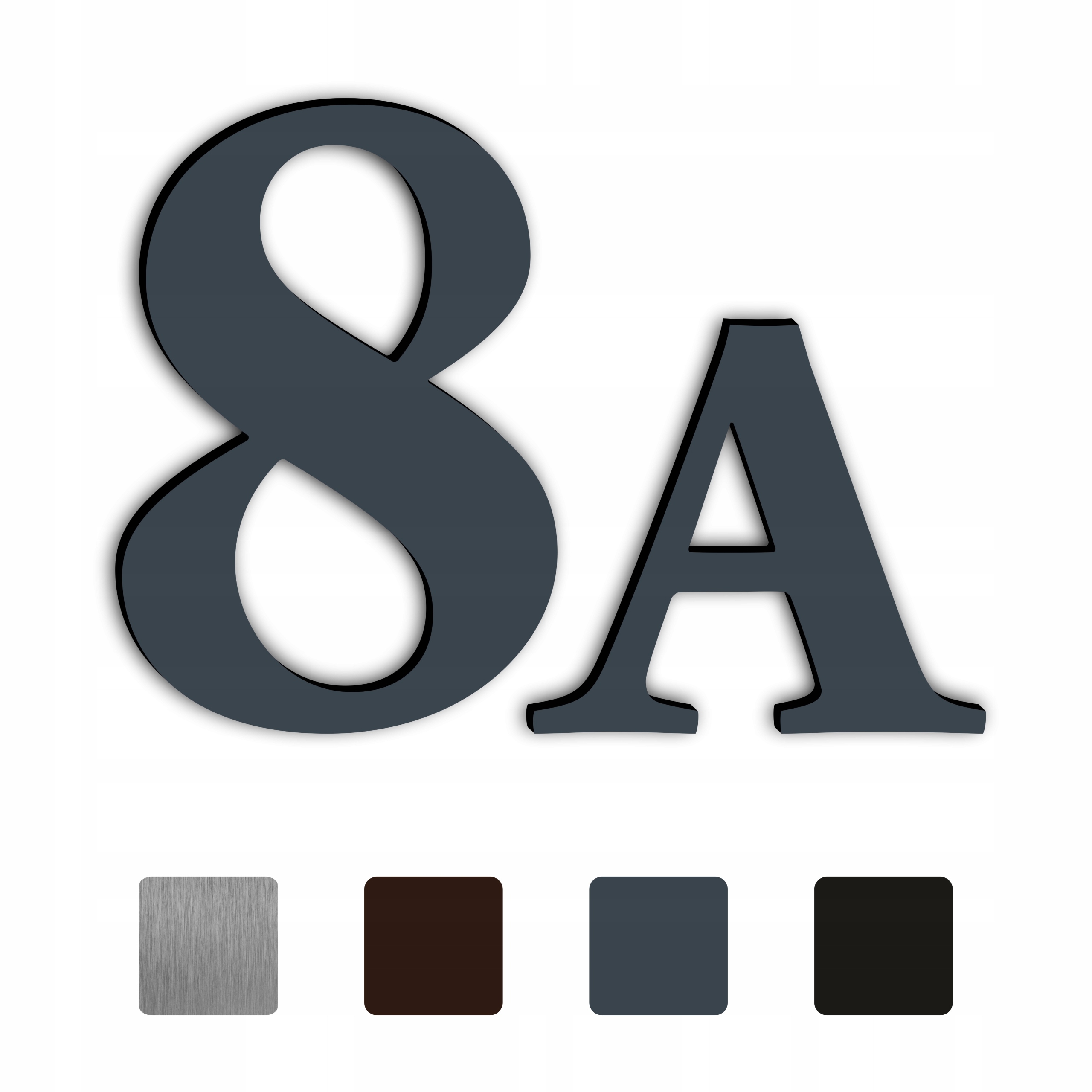 

Numer Domu Cyfry Dom 30cm mat/poł Alu M1