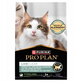 Purina Pro Plan Live Clear Indyk 2,8kg karma dla kotów steryl. Outlet