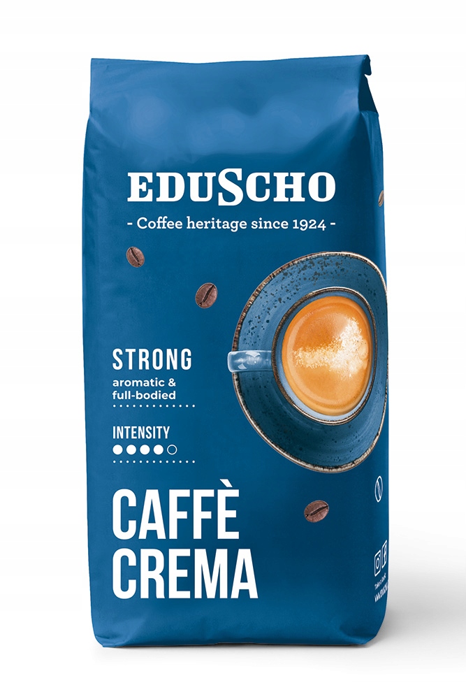 Kawa ziarnista Eduscho Crema Strong Arabica Robusta 1 kg