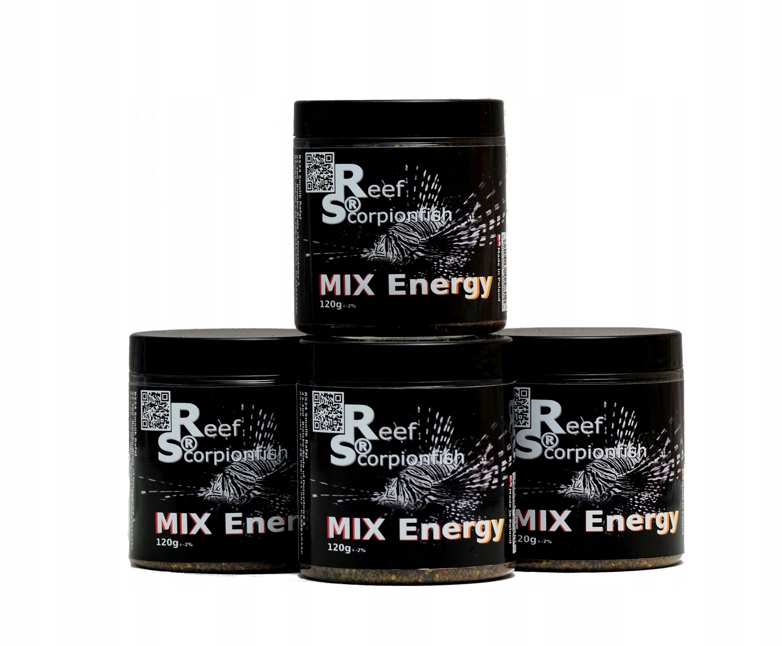 Krmivo Pro Akvarijní Ryby Reef Scorpionfish MIX Energy 250 ML Výživné
