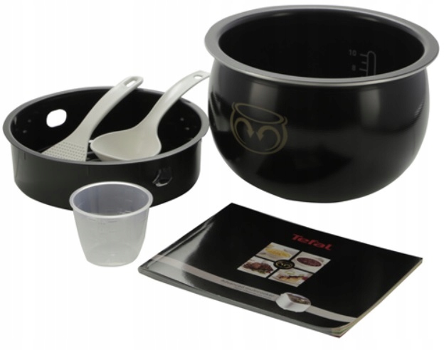 TEFAL Multicooker 45w1 5L Stal Nierdzewna Wyświetlacz LCD Książka Przepisów — miniatura 12
