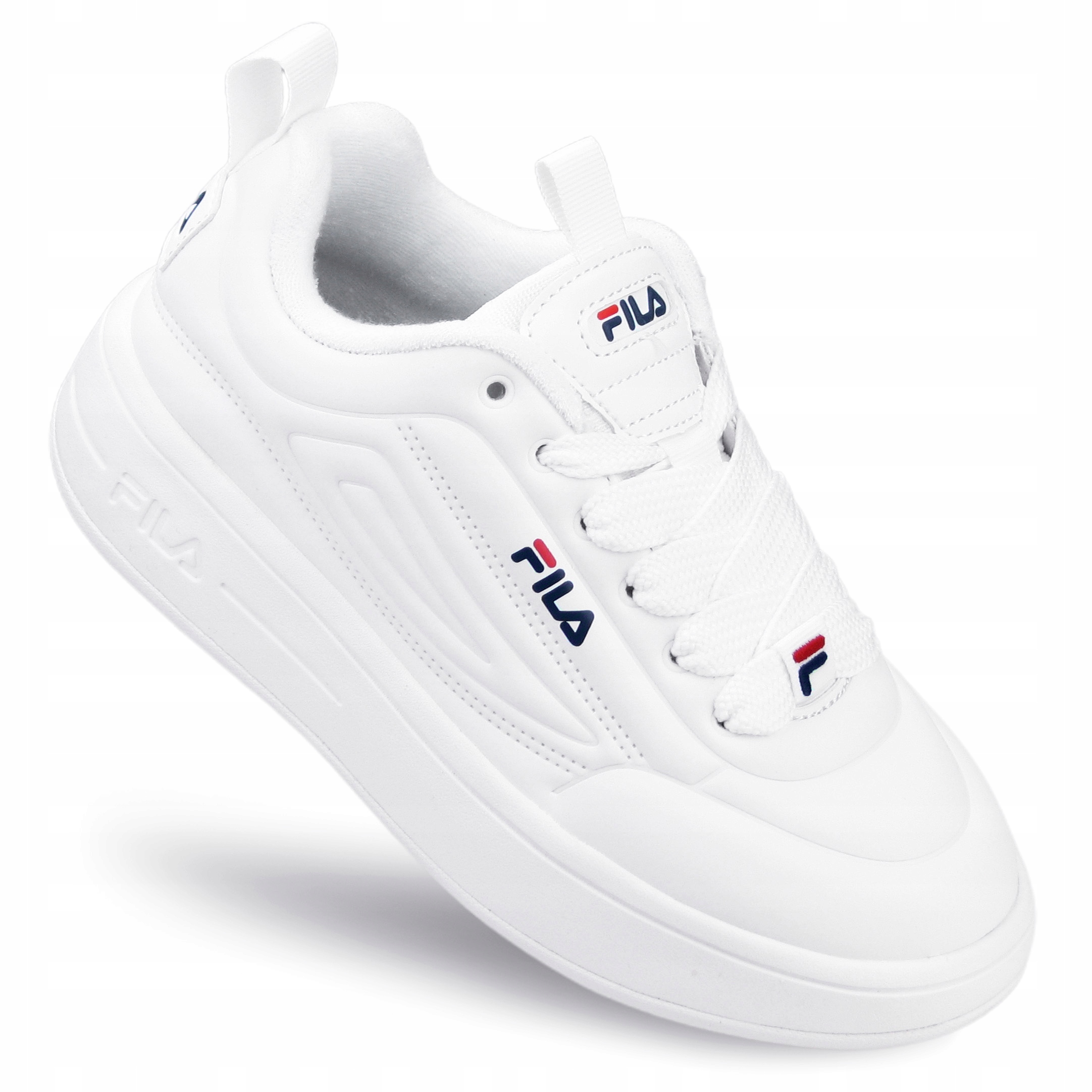 Buty damskie juniorskie sportowe Fila Superbubble sneakersy chunky białe 38