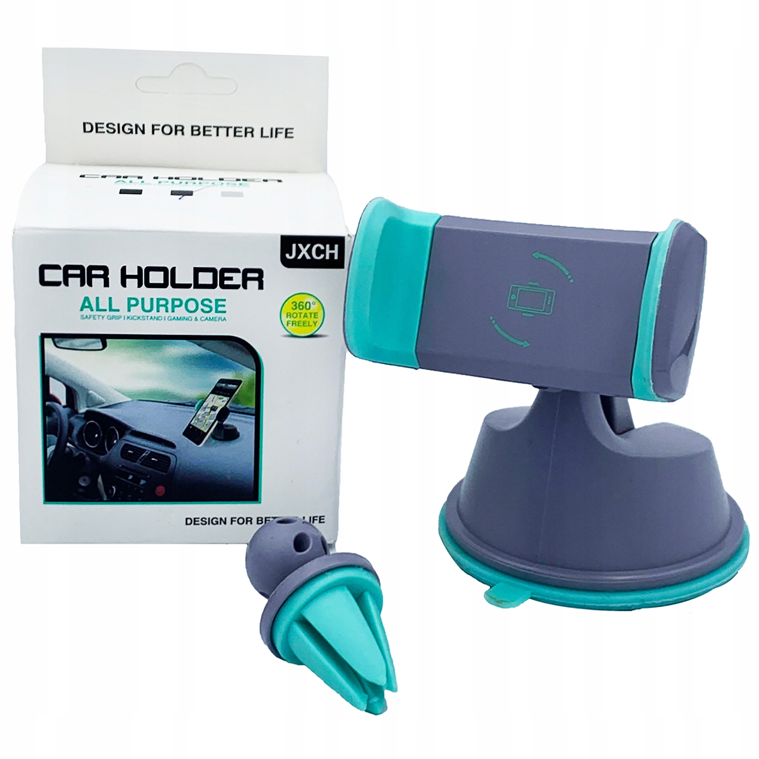 

Uchwyt Holder Do Samochodu Na Telefon 2w1 Kokpit