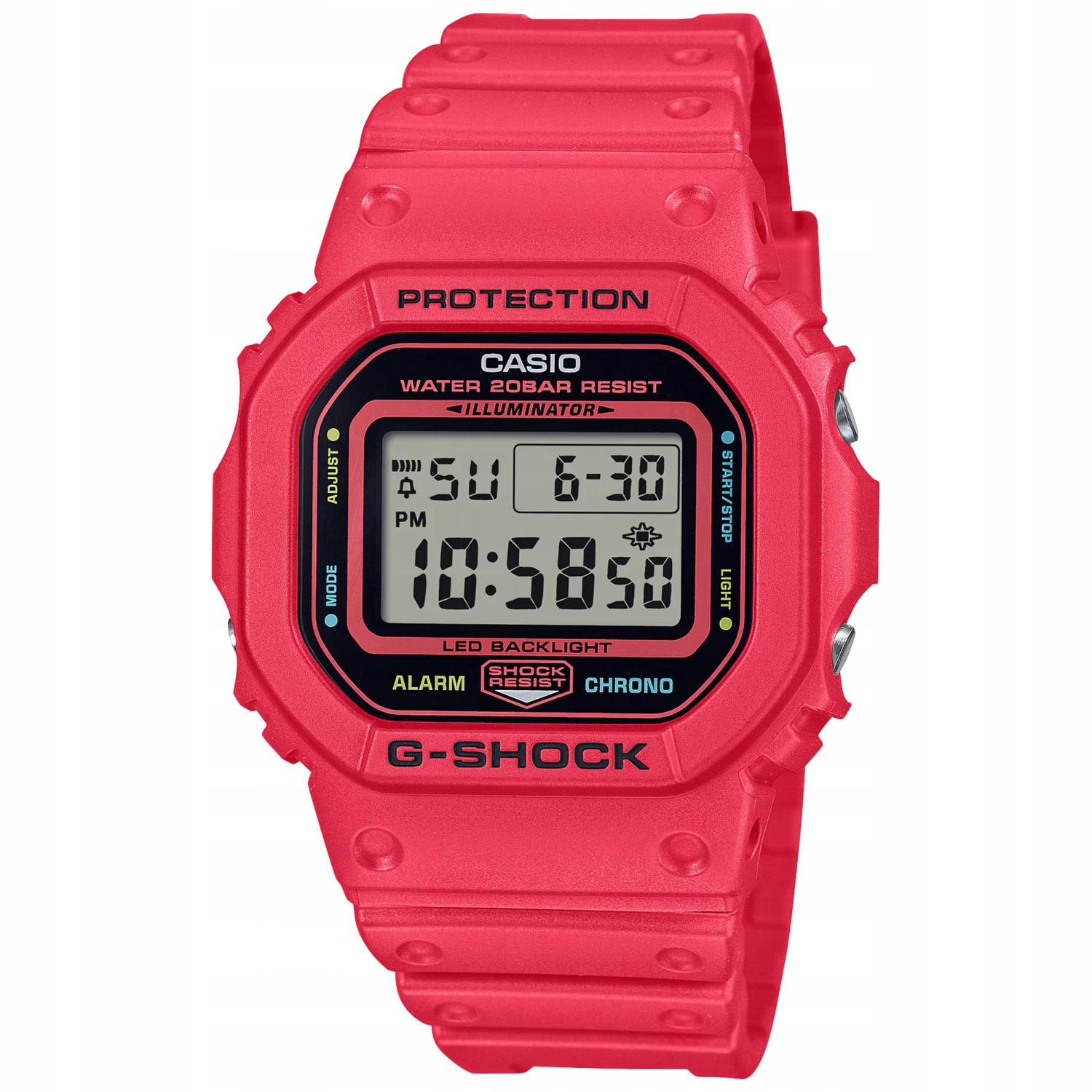 Casio G-Shock DW-5600EP-4ER 200 m Červený