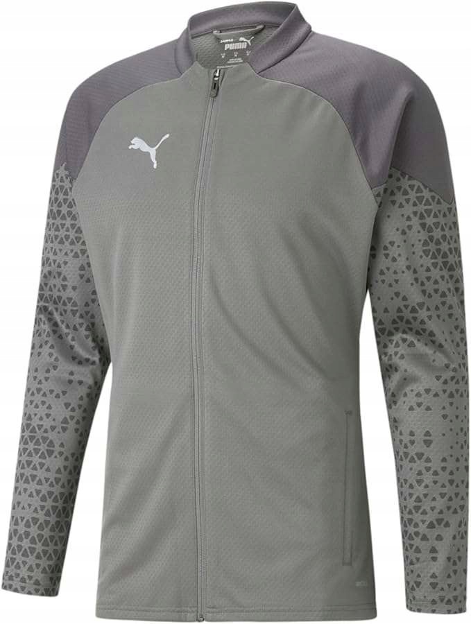 Puma kardigan pro muže Teamcup Training Jacket XXL plochý, středně šedý