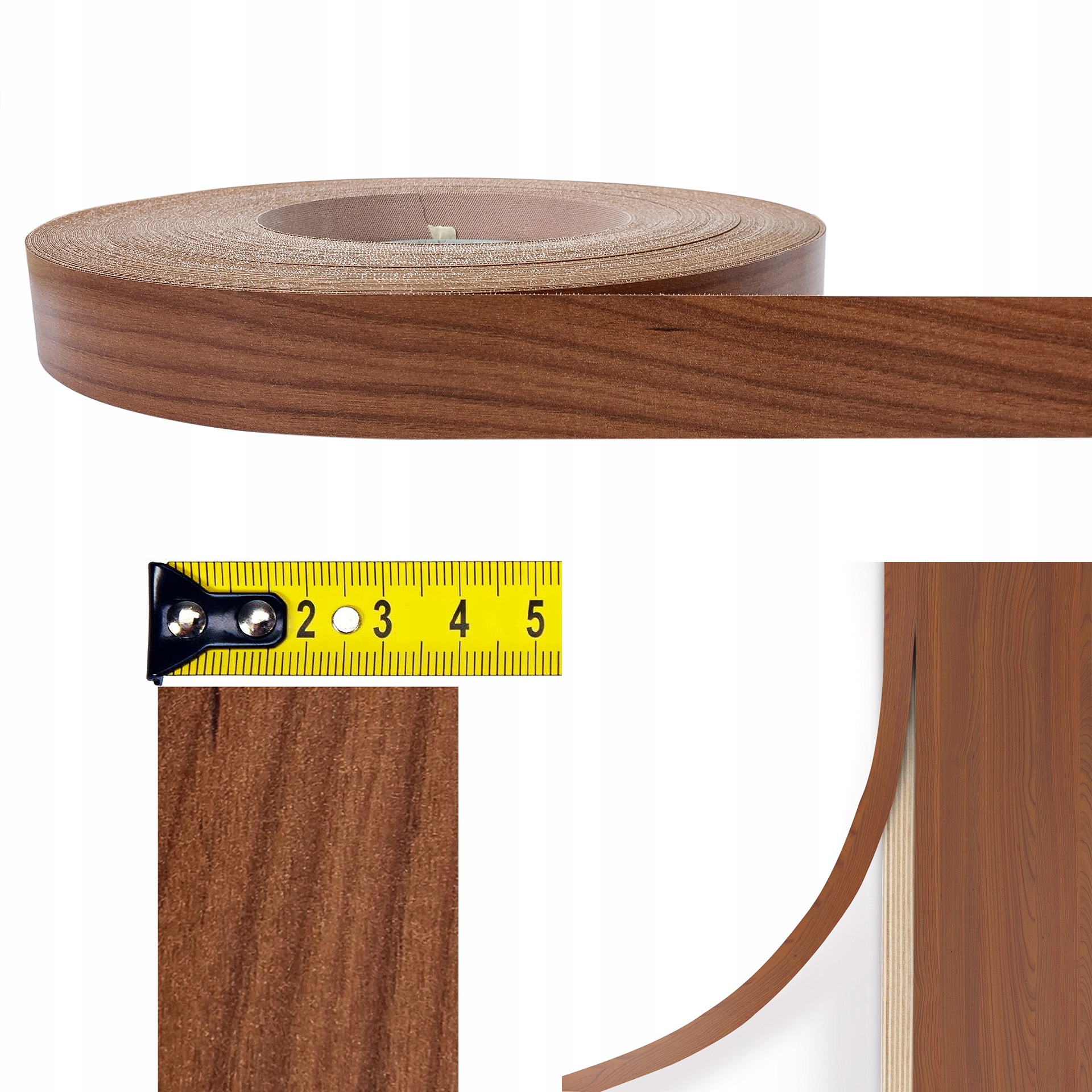 Nábytkové okraje s lepidlem Višeň Šířka 40 mm Páska