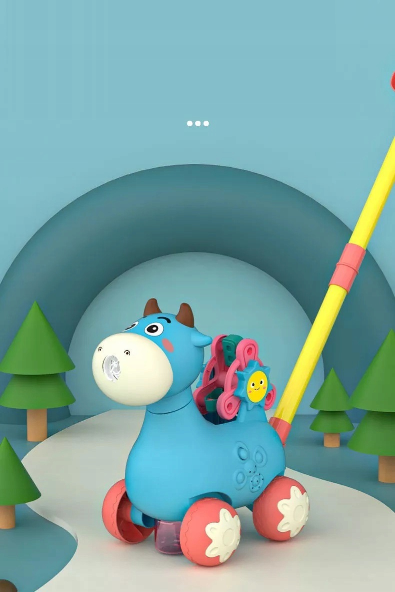 KRÓWKA PCHACZ DO PCHANIA BAŃKI MYDLANE +DŹW WOOPIE Marka Woopie