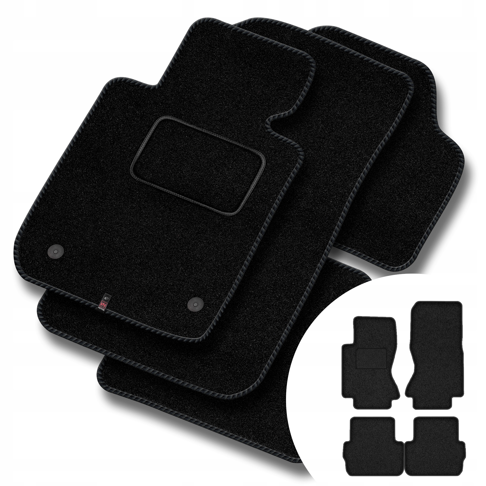 Velurové koberce Streak pro Jaguar S-Type 1999-2008
