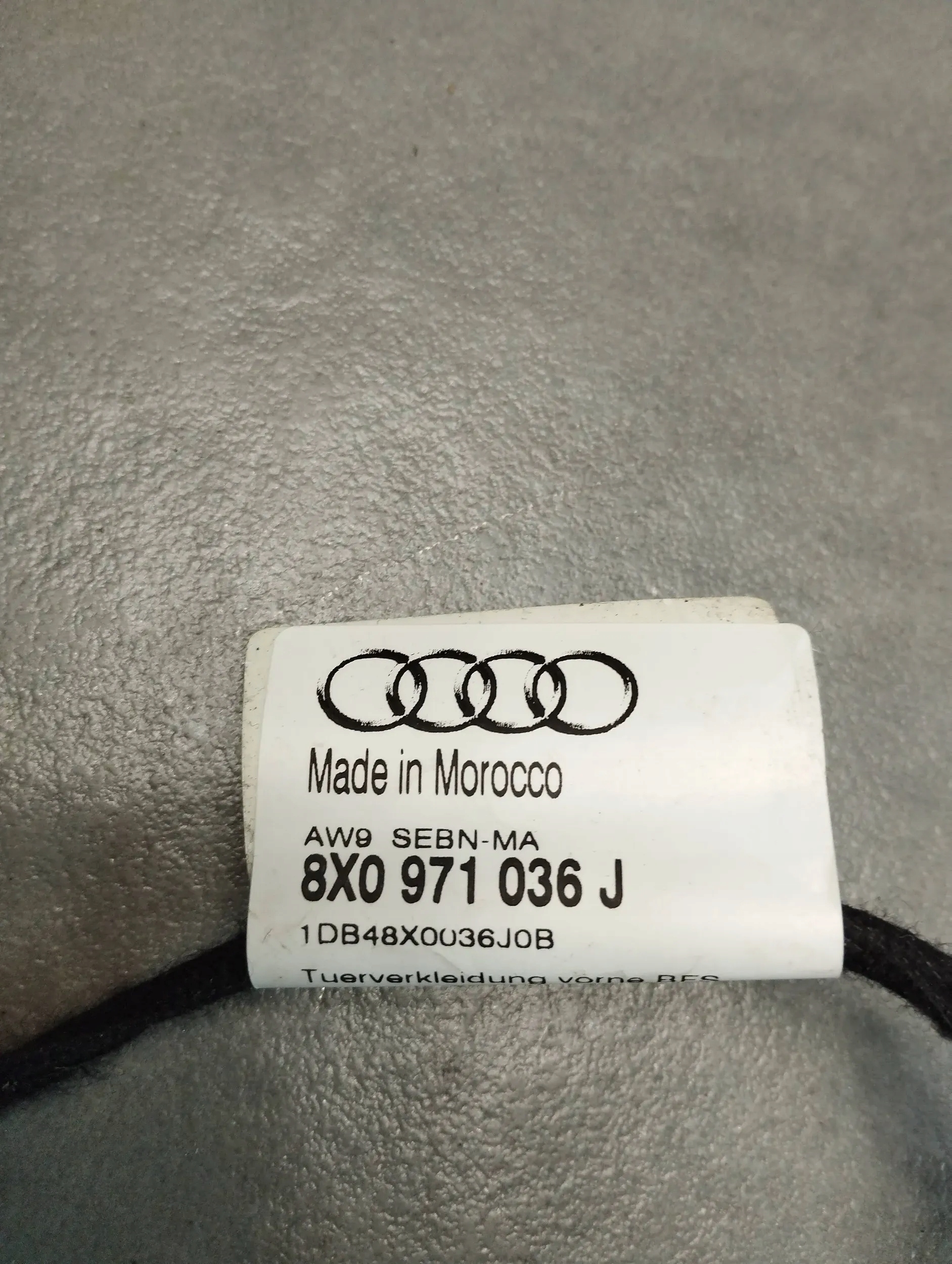 Audi A1 8X bundle door right 8X0971036J