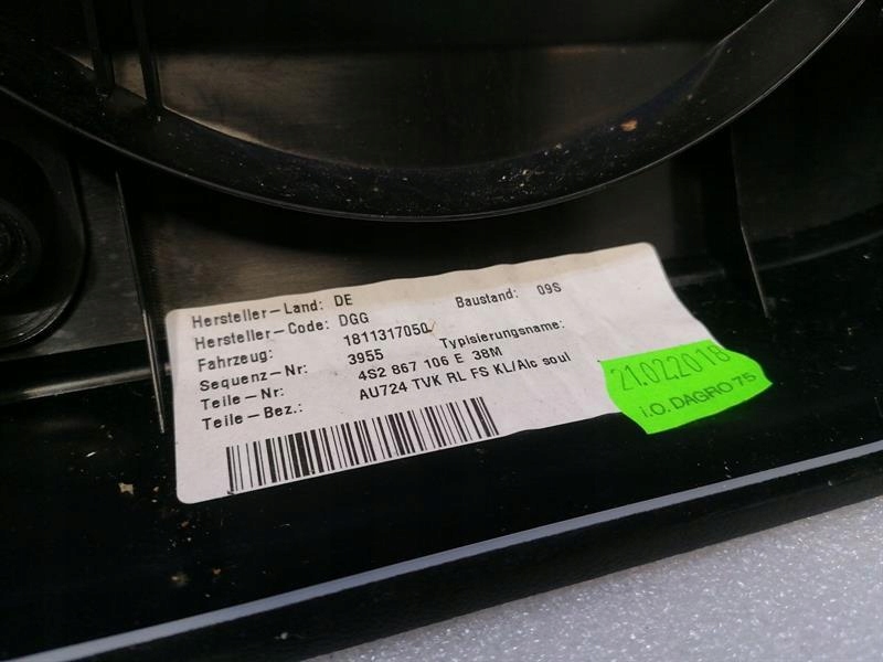 Audi R8 4S 4S2867106E