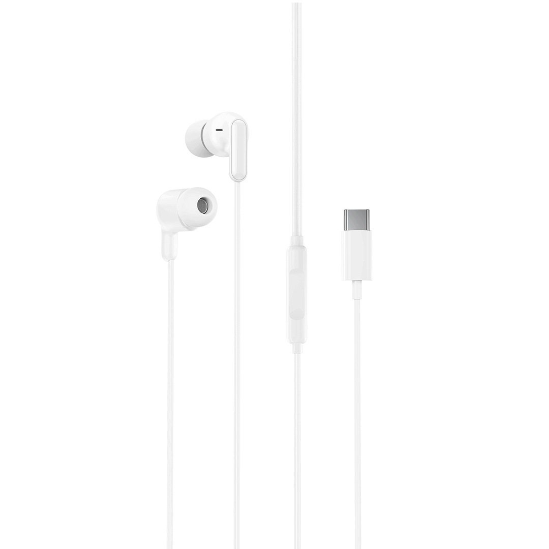 Xo słuchawki przewodowe EP84 Usb- C dokanałowe białe Xo