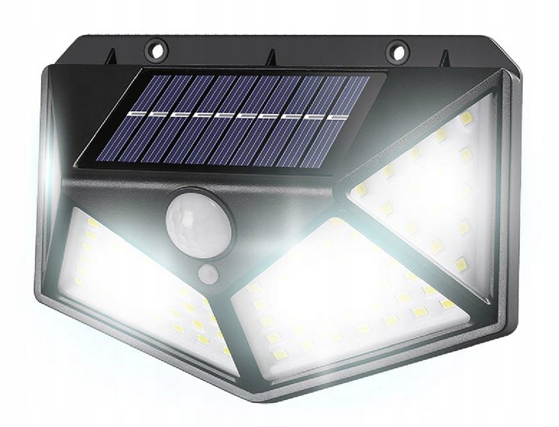 

Lampa Solarna 100 Led Z Czujnikiem Zmierzchu Ruchu