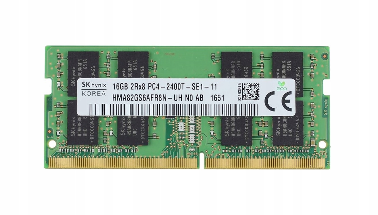 Pamäť Ram 16GB DDR4 Sk Hynix 2400 MHz 1.20V PC4-2400T