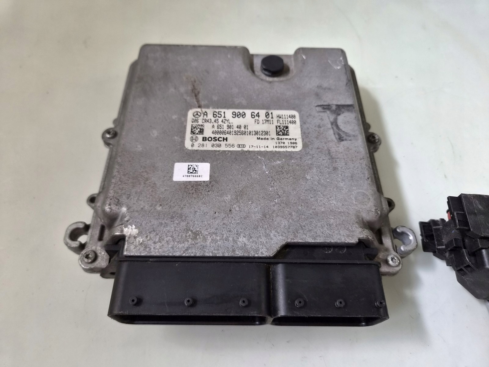 control unit of the engine module ecu 2.2 cdi MERCEDES GLC X253 W253 C253 A6519006401