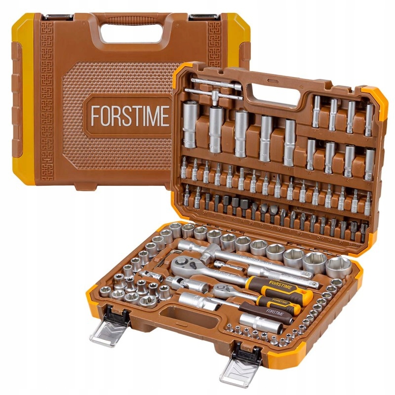 Sada náradia veľký 1/4" 1/2" 6-hranný 4-32 mm kufor 108 ks Forstime
