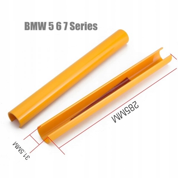 V-brace grill BMW 5 6 7 poprzeczki nakładki 285mm Producent części Inny