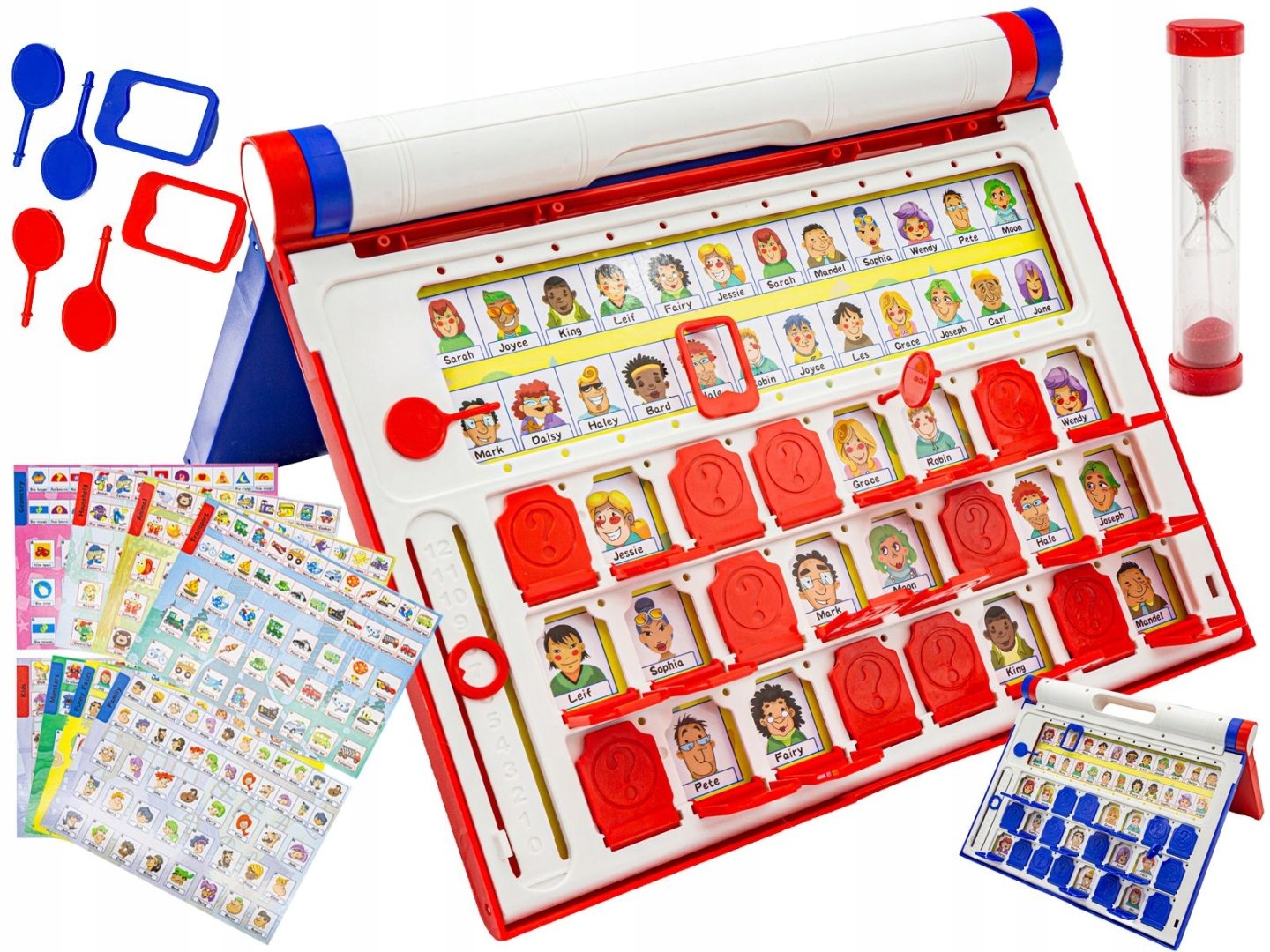 Tablica Edukacyjna "Guess Who" Gra Pamięciowa "Zgadn