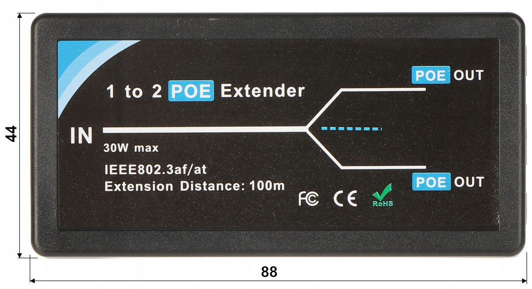Extender PoE PFT1320 Marka bez marki