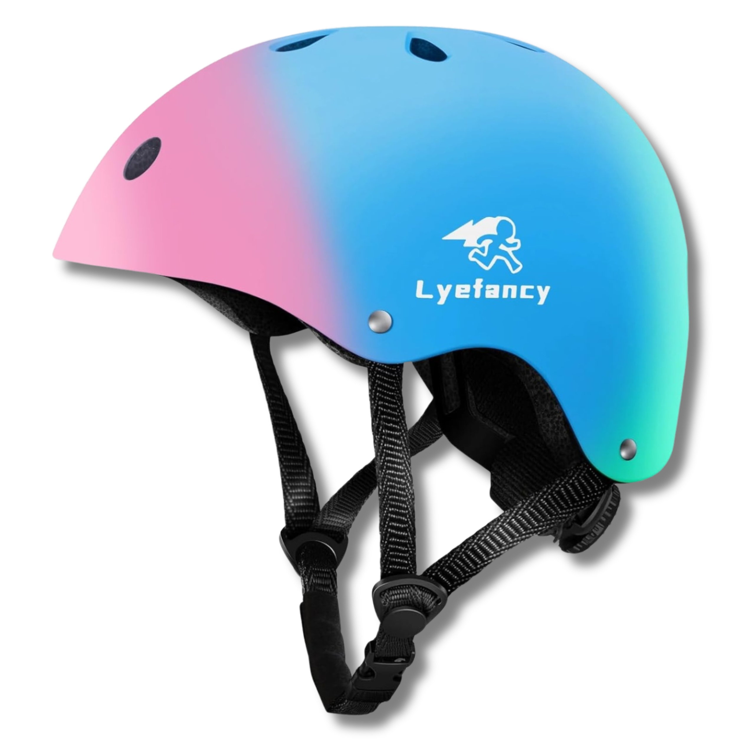 Kask Rowerowy Dziecięcy M 55-57 cm Różowy Miętowy Na Rower Hulajnogę