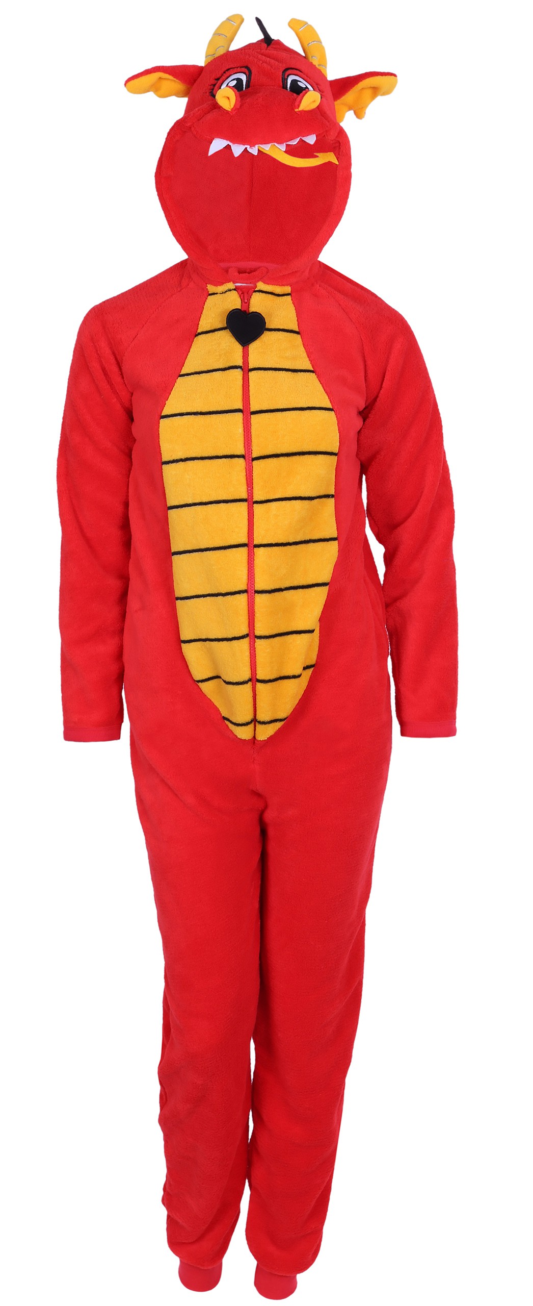 

Czerwona piżama jednoczęściowa Smok Xs